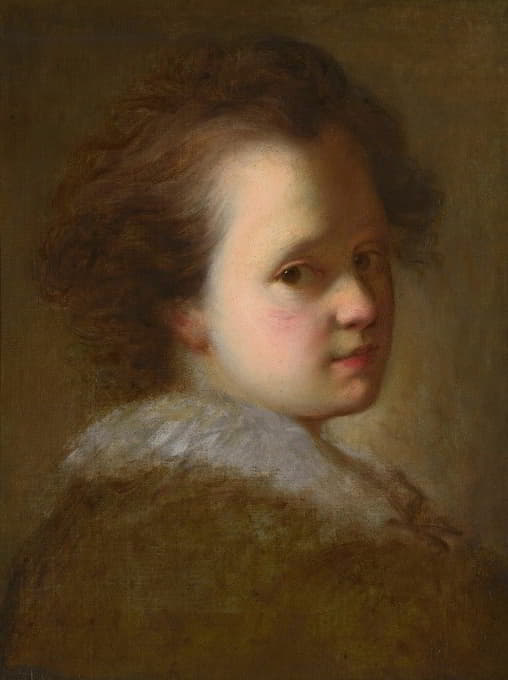 Alexis Grimou - Portrait of a young boy