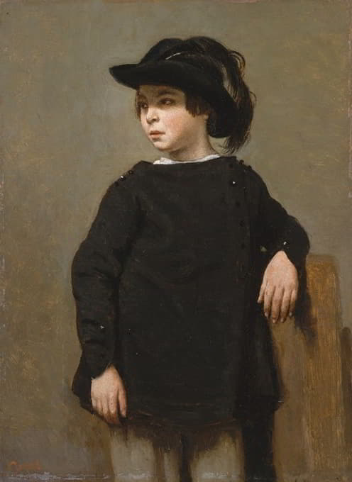 Jean-Baptiste-Camille Corot - Portrait of a Child