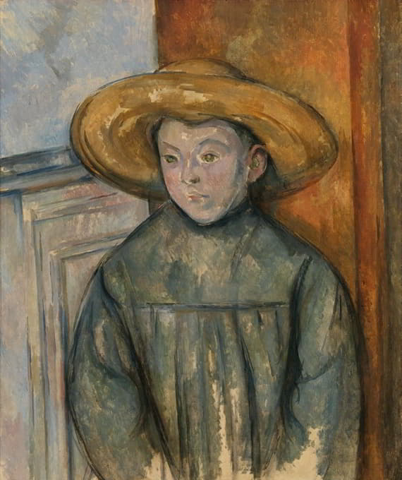 Paul Cézanne - Boy With a Straw Hat