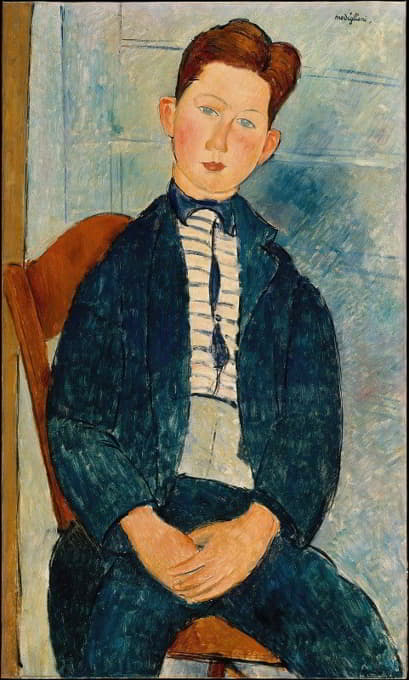 Amedeo Modigliani - Boy in a Striped Sweater