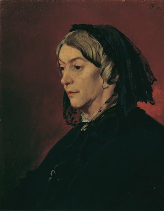 Anselm Feuerbach - Henriette Feuerbach, the artist’s stepmother