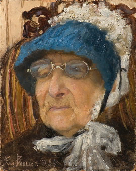 Eva Bonnier - Old Grandmother