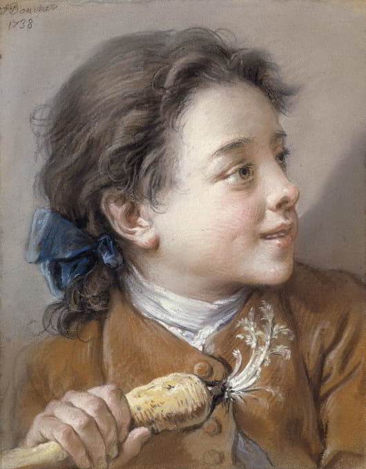 François Boucher - Boy with a Carrot