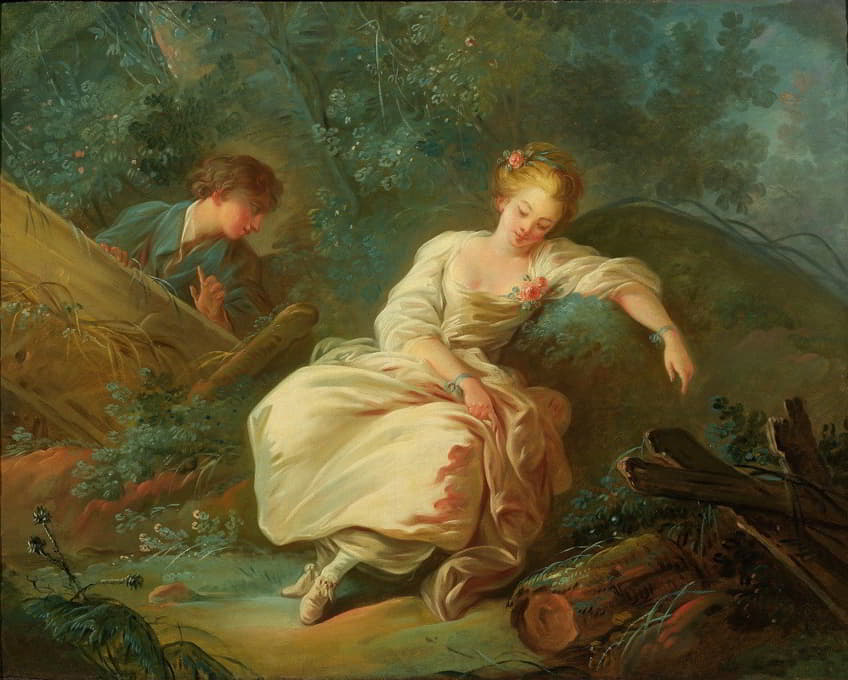 Jean-Baptiste Huet - Young Couple in a Landscape
