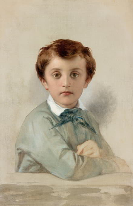 艺术家的小儿子菲利普·格雷戈尔·德拉罗什的肖像