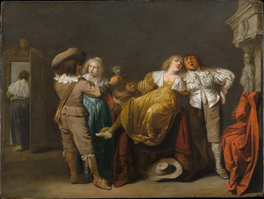 Pieter Jansz. Quast - A Party of Merrymakers