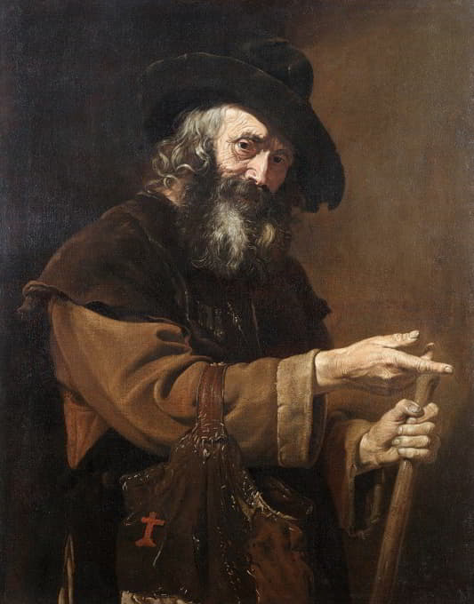 Pietro Bellotti - Old Pilgrim
