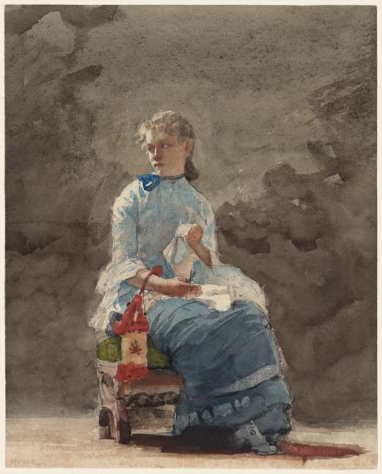 Winslow Homer - Young Woman Sewing
