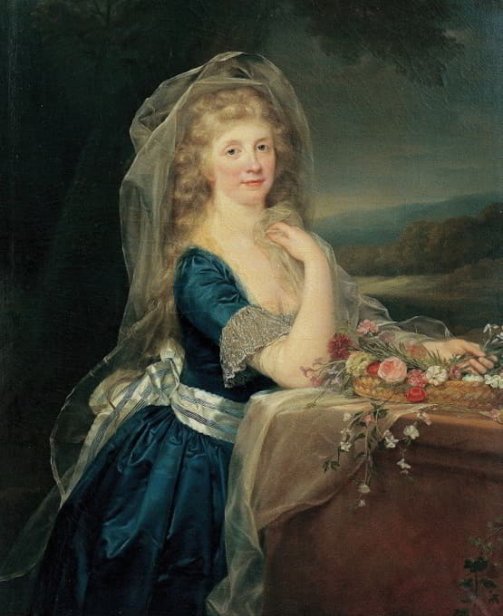 Anton Von Maron - Portrait Of Anna Pieri Brignole Sale