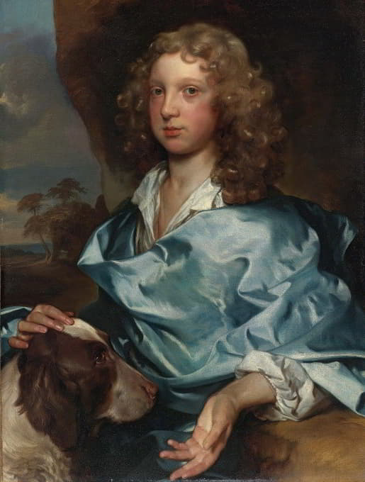 Gerard Soest - Portrait Of A Young Gentleman Of The Ashley-Cooper Family