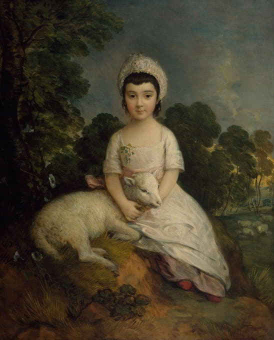 Thomas Gainsborough - Portrait Of Isabelle Bell Franks