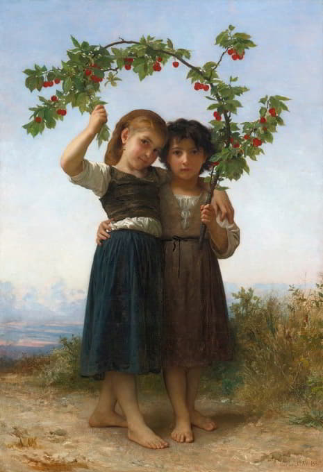 William-Adolphe Bouguereau - The Cherry Branch