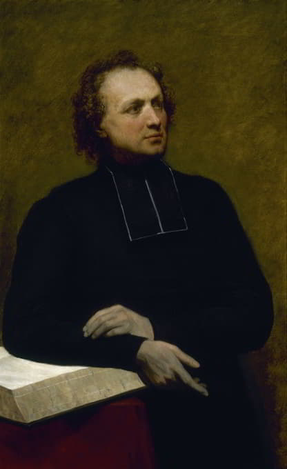 Ary Scheffer - Portrait of Father Gaspard Deguerry