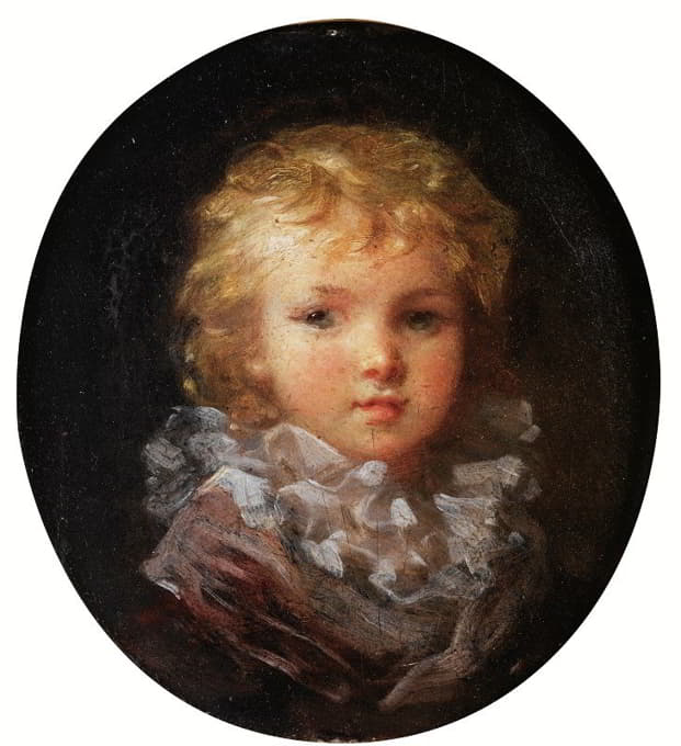 Marguerite Gérard - Portrait Of A Child