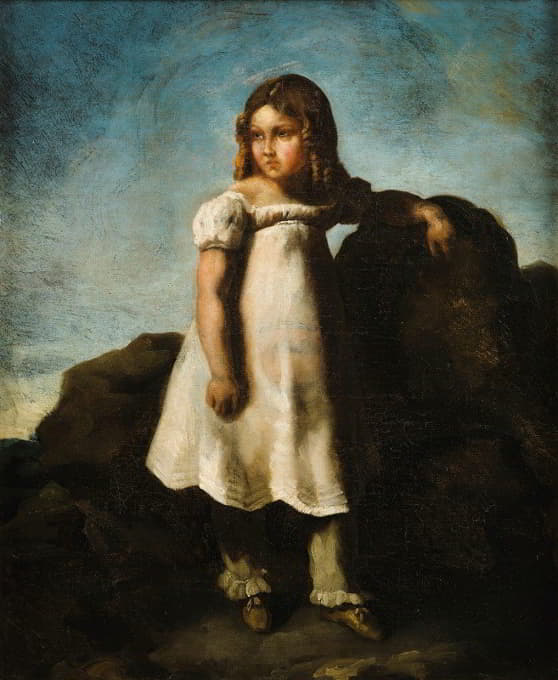 Théodore Géricault - Elisabeth Dedreux As A Child In The Countryside