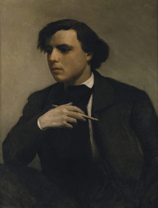 William-Adolphe Bouguereau - Portrait De Ferdinand Chaigneau