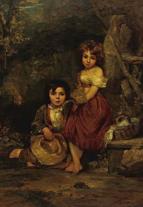 William Frederick Witherington - The Young Picnickers