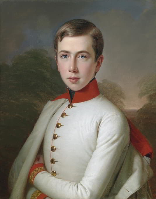 奥地利卡尔·路德维希大公（1833-1896），15岁