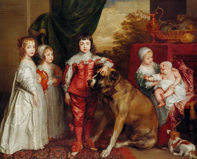 Anthony van Dyck - Five Eldest Children Of Charles I