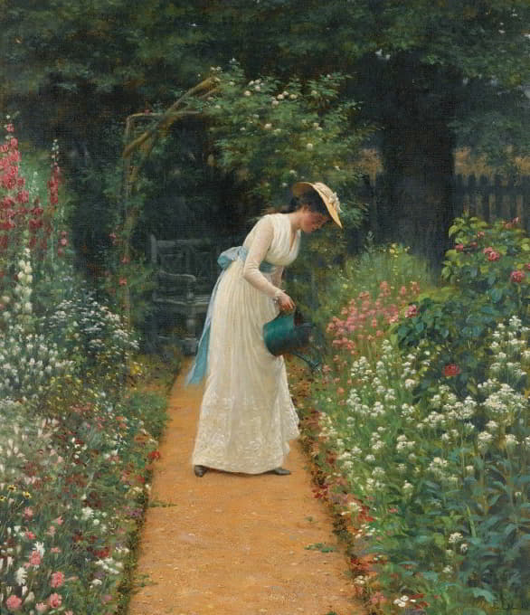 Edmund Blair Leighton - My Lady’s Garden