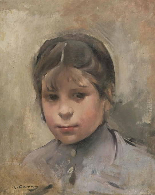 Ramón Casas - Niña (Portrait Of A Girl)