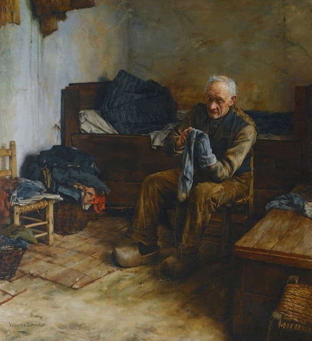 Walter Langley - A Flemish Peasant