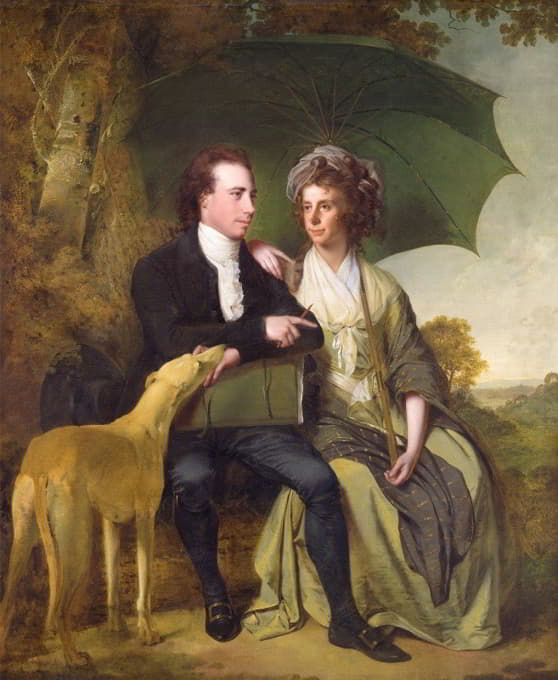 Joseph Wright of Derby - The Rev. And Mrs. Thomas Gisborne, Of Yoxhall Lodge, Leicestershire