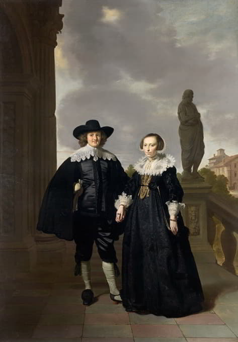 Thomas de Keyser - Frederick van Velthuysen and his wife, Josina