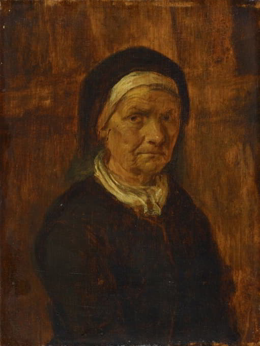 Adriaen Brouwer - Old Woman