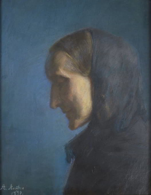 阿内·赫德维格·布伦杜，艺术家的母亲