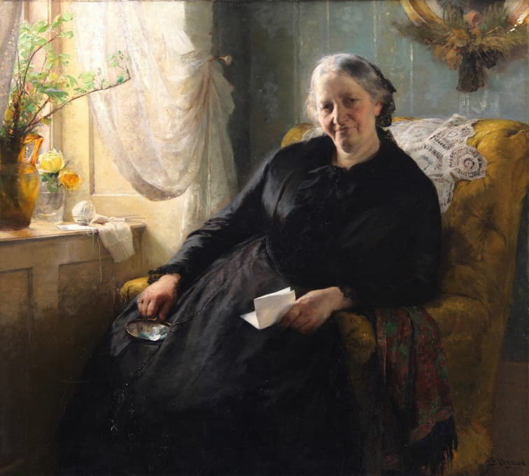 Bertha Wegmann - Portrait of Cecilie Trier, née Melchior