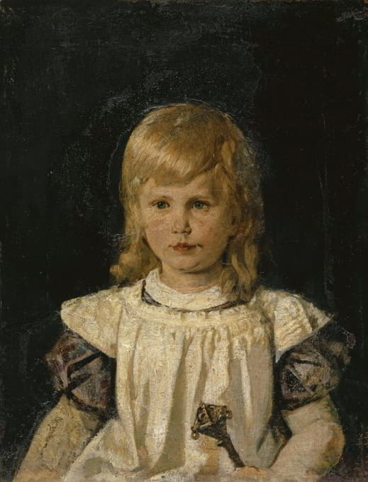 Ernst Stückelberg - Portrait of Hans Lendorff as a Child
