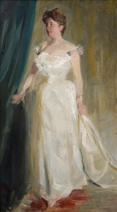 兰斯伯爵夫人莉莉·苏珊娜·拉本·莱维佐的肖像