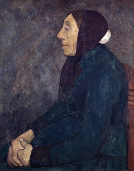 Paula Modersohn-Becker - Sitting Old Peasant Woman