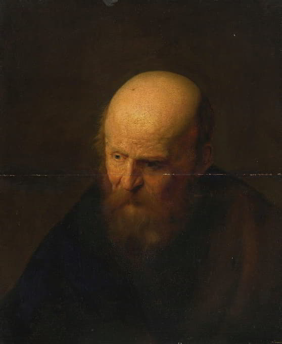 Follower of Rembrandt van Rijn - Head Of An Old Man