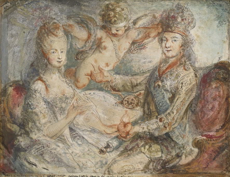 路易十六和玛丽·安托瓦内特被爱加冕