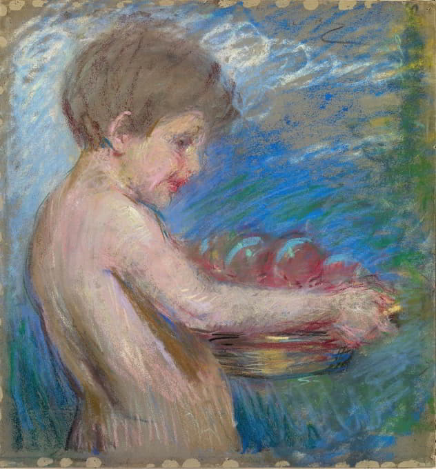 Alice Pike Barney - Child with Fruit