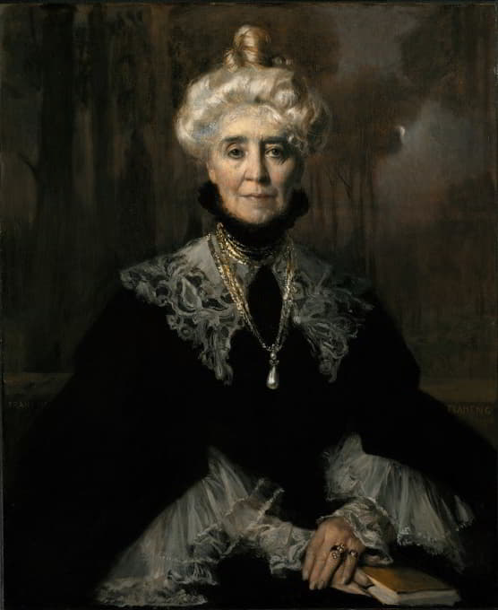 François Flameng - Mrs. Adeline M. Noble