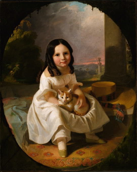 艺术家的女儿玛丽·伊丽莎白·弗朗西斯