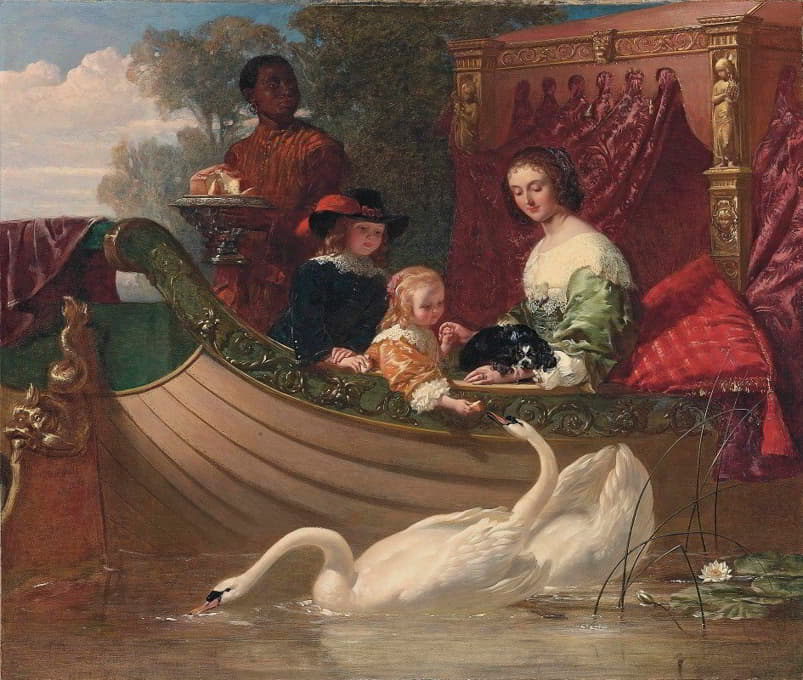 亨利埃塔·玛丽亚女王和她的孩子们