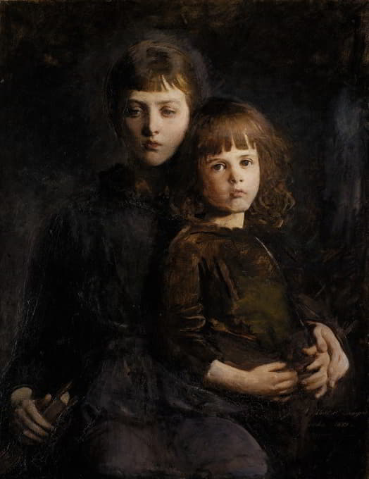 Abbott Handerson Thayer - Brother and Sister (Mary and Gerald Thayer)