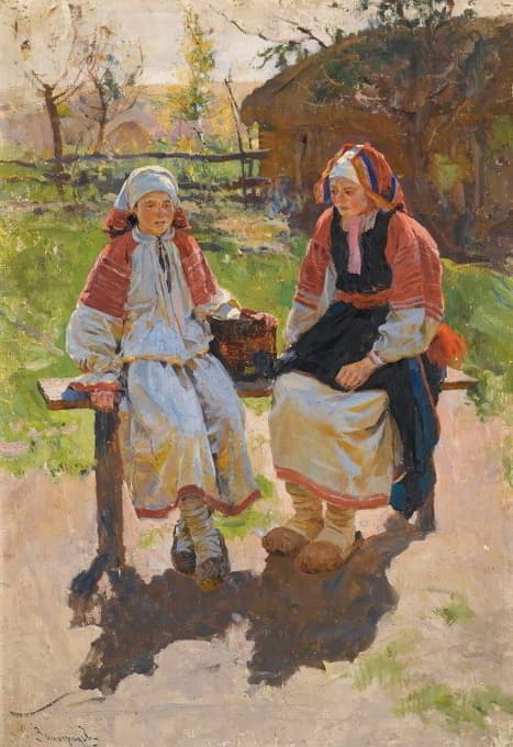 两个农家女孩