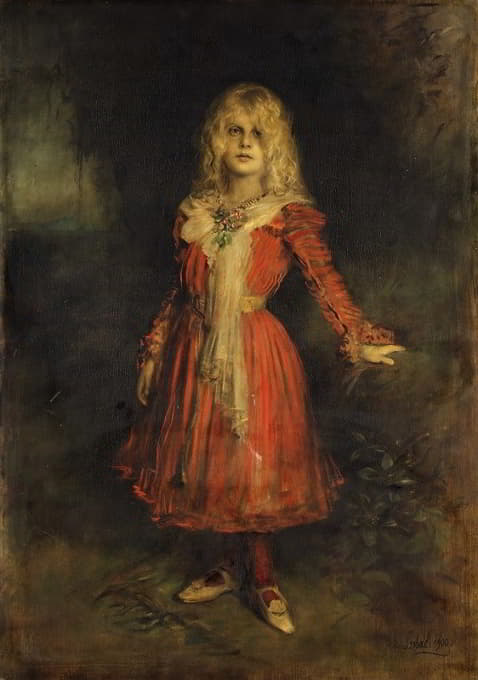 Franz von Lenbach - Marion Lenbach (1892–1947), the Artist’s Daughter