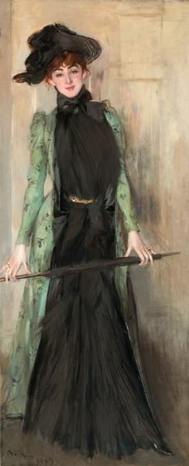 Giovanni Boldini - Portrait of Madame Roger-Jourdain