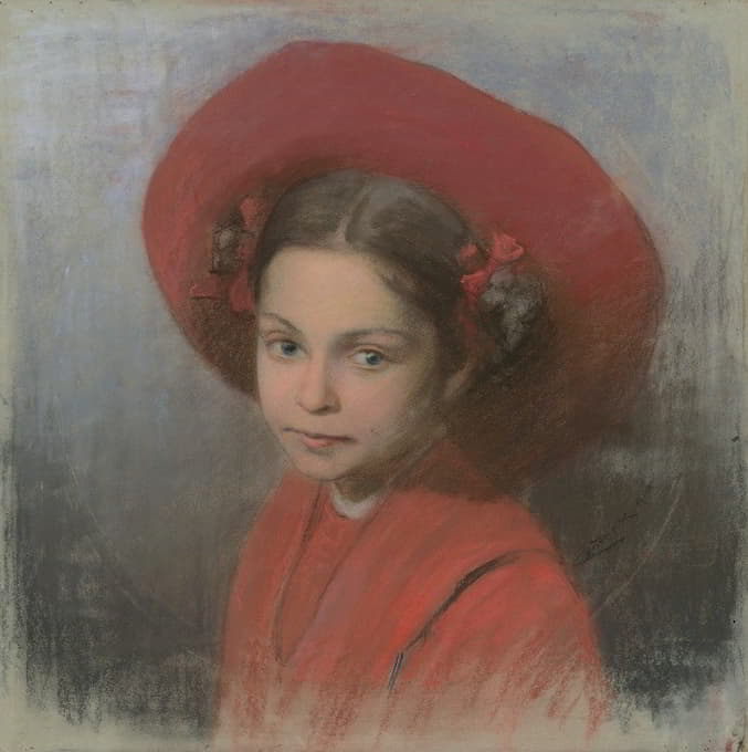 Ľudovít Čordák - Portrait of Artist’s Daughter Georgina