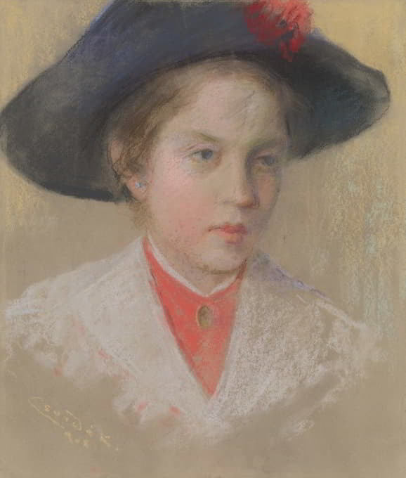 Ľudovít Čordák - Portrait of Artist’s Daughter Palma
