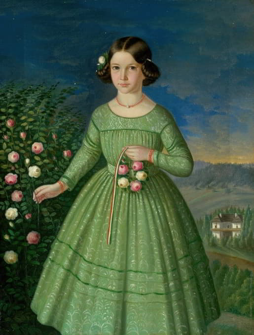 Peter Michal Bohúň - Portrait of Klementína Matyašová-Szakmaryová