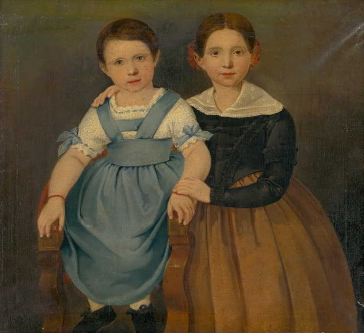 Václav Govič - Double Portrait of Girls