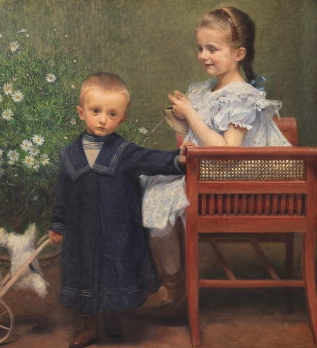 雷西和汉斯·马奇，艺术家的孩子