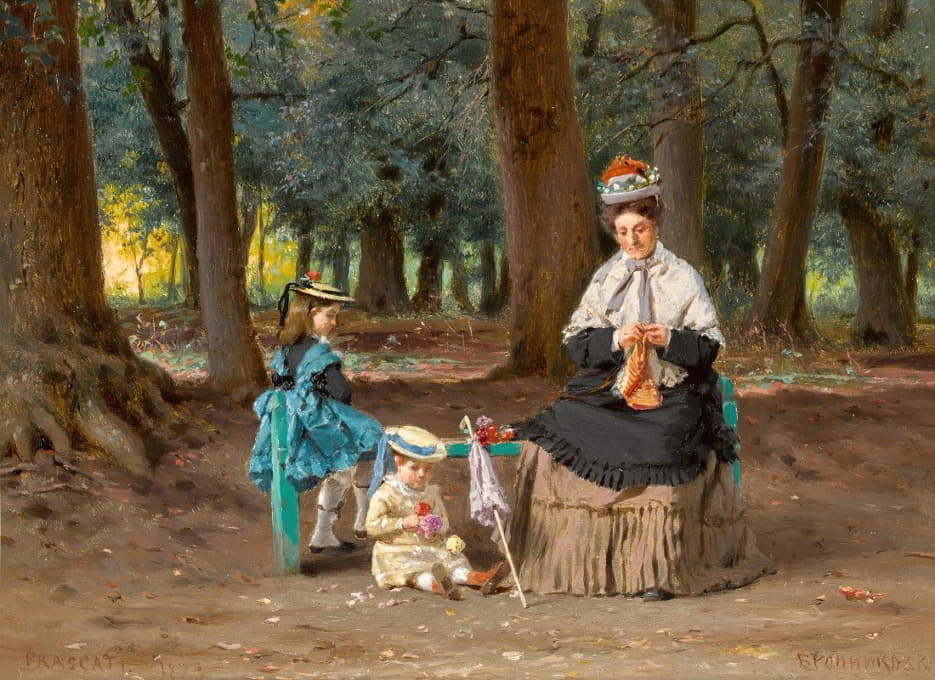 Fedor Andreevich Bronnikov - Afternoon in the Park